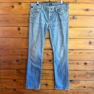 Citizens of Humanity Light Wash Low Rise Straight Leg “Ava” Jeans 30